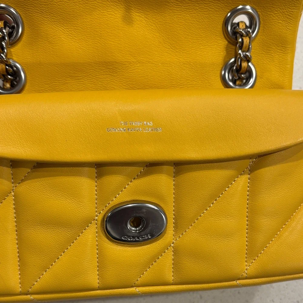 Coach Mustard Tabby 20 Shoulder Bag - Picture 12 of 12
